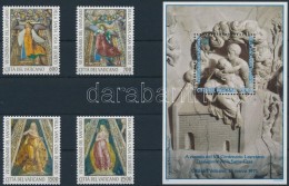 ** 1995 700 éves A Loreto-i 'Casa Sancta' Bazilika Sor Mi 1136-1139 + Blokk Mi 15 - Sonstige & Ohne Zuordnung