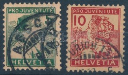 O 1915 Pro Juventute Sor Mi 128-129 (Mi EUR 110,-) - Sonstige & Ohne Zuordnung