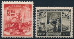 ** 1952 A Román-szovjet Barátság Hava Sor Mi 1409-1410 - Altri & Non Classificati