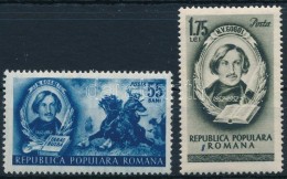 ** 1952 100 éves Nikolai Gogol Sor Mi 1389-1390 - Altri & Non Classificati