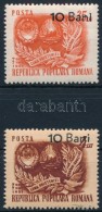 ** 1952 Román-szovjet Felülnyomott Sor Mi 1350-1351 - Altri & Non Classificati