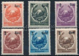 ** 1952 Címer 6 érték Felülnyomással Mi 1318-1323 - Altri & Non Classificati