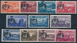 ** 1948 Forgalmi Sor Mi 1106-1116 (törések) - Altri & Non Classificati