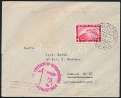 1936 Zeppelin Oympiafahrt Levél / Cover - Other & Unclassified