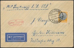 1936 Zeppelin Levél Berlinbe / Zeppelin Cover To Berlin - Other & Unclassified