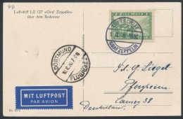1930 Zeppelin Dortmundi Repülés Képeslap / Zeppelin Flight To Dortmund Postcard - Sonstige & Ohne Zuordnung