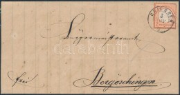 1873 Mi 8 Levél Darabon / On Cover Piece 'CRIESSEN' - Other & Unclassified