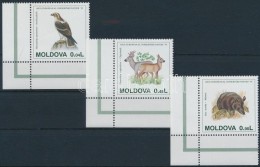 ** 1995 Európai Természetvédelmi Év ívsarki Sor Mi 158-160 - Other & Unclassified