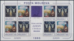 ** 1993 Europa CEPT, Kortárs MÅ±vészet Kisív Mi 94-95 - Altri & Non Classificati