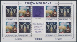 ** 1993 Europa CEPT, Kortárs MÅ±vészet Kisív Mi 94-95 - Sonstige & Ohne Zuordnung