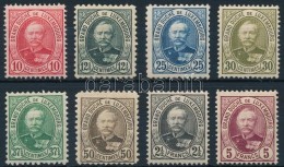 * 1891 Forgalmi 8 Klf Bélyeg Mi 57-58, 60-63, 65-66 (50C Betapadás / Gum Disturbance) - Other & Unclassified