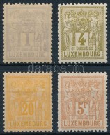 * 1882 Forgalmi 4 Klf Bélyeg Mi 45, 47, 51, 56 (1C Papírelvékonyodás / Thin Paper) - Other & Unclassified