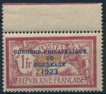 ** 1923 Filatéliai Kongresszus ívszéli Bélyeg Mi 152 Szignált / Signed - Other & Unclassified