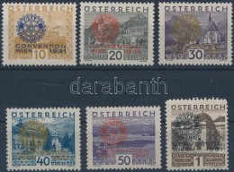 ** 1931 Rotary International Sor Mi 518-523 (Mi EUR 700.-) Certificate: Soecknick - Other & Unclassified