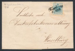 1856 9kr Levélen / On Cover 'Teschen' - 'PRESSBURG' - 'WIESELBURG' - Autres & Non Classés