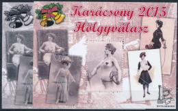 ** 2015 Karácsony Emlékívpár 'Hölgyválasz' Fogazott + Vágott... - Altri & Non Classificati