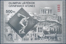 ** 2004 Athén Feketenyomat Emlékív (4.000) - Other & Unclassified