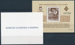 ** 1994/2 Nemzetközi Családév Emlékív Pár, Az Egyik... - Sonstige & Ohne Zuordnung