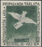 ** 1937/3b BélyeggyÅ±jtÅ‘k Lapja Propaganda Tárlata Emlékblokk (6.500) - Altri & Non Classificati