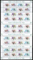 ** 1996 4 Db Naturexpo '96 Teljes ív (10.000) - Other & Unclassified