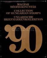 ** 1990 Fekete Bélyegkincstár Tokkal, Bélyegekkel, Különleges Blokk... - Other & Unclassified