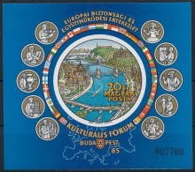 ** 1985 Európa - Kulturális Fórum Vágott Blokk (6.000) - Sonstige & Ohne Zuordnung