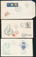 1959-1965 5 Db Vágott FDC - Altri & Non Classificati