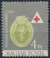 ** 1961 Egészségügy 4Ft 5 Mm-es Eltolódott Fogazással - Altri & Non Classificati