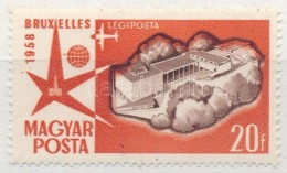 ** 1958 Brüsszeli Világkiállítás 20f A Középrész... - Other & Unclassified