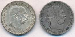 Ausztria 1894-1913. 1K Ag 'Ferenc József' (2x) T:2,2-
Austria 1894-1913. 1 Corona Ag 'Franz Joseph' (2x)... - Unclassified