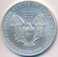 Amerikai Egyesült Államok 2001. 1$ Ag 'Amerikai Sas' T:1-,2 Kis Patina 
USA 2001. 1 Dollar Ag 'American... - Unclassified
