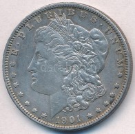 Amerikai Egyesült Államok 1901O 1$ Ag 'Morgan' T:2-,3 Ph.
USA 1901O 1 Dollar Ag 'Morgan' C:VF,F Edge... - Unclassified