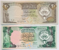 Kuvait 1968. 10D + 20D T:II,III
Kuwait 1968. 10 Dinars + 20 Dinars C:XF,F - Non Classificati