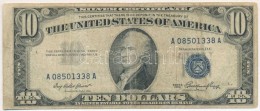 Amerikai Egyesült Államok 1953-1957. (1953A) 10$ 'Silver Certificate - KisméretÅ±', Kék... - Unclassified