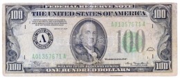 Amerikai Egyesült Államok / Boston 1934-1945. (1934) 100$ 'Federal Reserve Note'... - Ohne Zuordnung