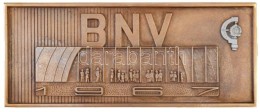 1967. 'BNV (Budapesti Nemzetközi Vásár)' Br Egyoldalas Plakett (73x173,5mm) T:2 - Unclassified