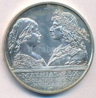 1990. 500Ft Ag 'Mátyás Király / Beatrix' T:BU Kis Patina
Adamo EM113 - Unclassified