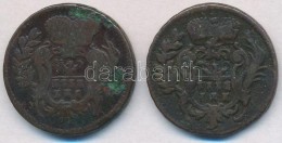 Erdély 1764-1765. 1Gr Cu (2x) T:3 Ph., Patina - Ohne Zuordnung