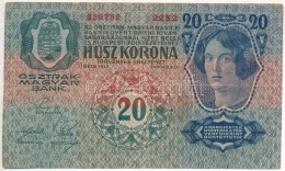 1913. 20K Hamis 'Lajtabánság 100K' Bélyeggel és Bélyegzéssel (fake Stamp... - Non Classificati