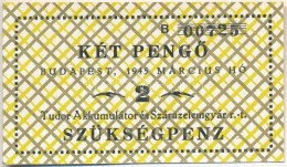 1945. Március 2P 'Tudor Akkumulátor és Szárazelemgyár Rt'... - Ohne Zuordnung