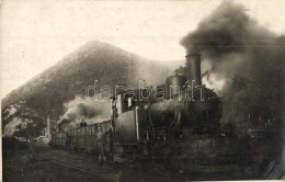 * T2/T3 1926 Törökországi Vasútszerelvény, GÅ‘zmozdony, Vasutasok / Locomotive In... - Unclassified