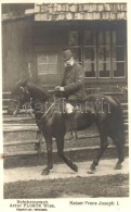 ** T1 Kaiser Franz Joseph On Horseback. Hofphotograph Artur Floeck. Wien - Unclassified