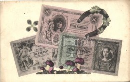 T2 Húsz Korona, Tíz Korona, Gombák / Hungarian Banknotes, Mushrooms - Unclassified