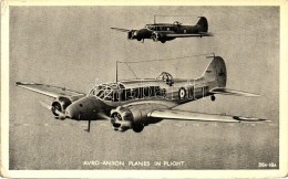 ** T2/T3 Avro-Anson Planes In Flight - Unclassified