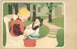 T4 Children Litho Art Postcard S: G. Caspar (b) - Unclassified