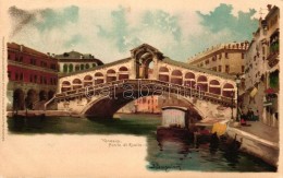 ** T1/T2 Venice, Venezia; Ponte Di Rialto, Meissner & Buch Venezia Serie 1259. S: Prosdocimi - Ohne Zuordnung