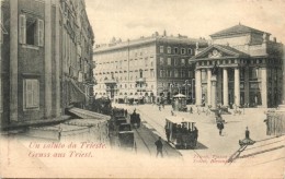 T3 1899 Trieste, Piazza Della Borsa, Tram (fa) - Ohne Zuordnung