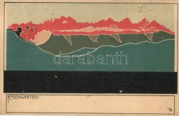 T2/T3 Bolzano, Bozen (Südtirol); Rosengarten. Art Nouveau Litho Art Postcard S: T. A. (EK) - Ohne Zuordnung