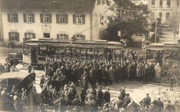 * T2/T3 1927 Haunstette, Eröffnungsfahrt Augsburger Local Strassenbahn / Inauguration Ceremony Of The... - Ohne Zuordnung