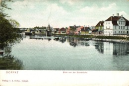 ** T2 Tartu, Dorpat; Blick Von Der Steinbrücke - Non Classificati